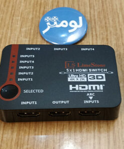 سوئیچ 5 به 1 MI با قابلیت کنترل از راه دور لایمستون مدل LS-HS0501
