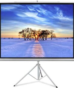 پرده نمایش یا پرده پروژکتور - پایه دار - 180 × 180 سانتیمتر | معادل 80 اینچ واید - اسکوپ scope