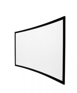 پرده نمایش یا پرده پروژکتور - منحنی - 187 × 333 سانتیمتر | برابر با 150 اینچ واید - Curved Series Fixed Frame Screen PH-G150 WB7 - گرندویو Grandview – دارای پارچه Full HD سفید رنگ