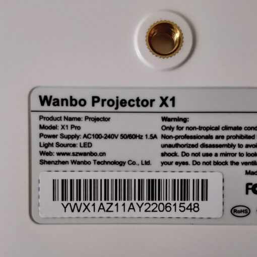 4- ویدئو پروژکتور ونبو شیائومی مدل WANBO X1 pro
