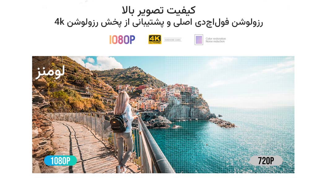 کیفیت تصویر بالا